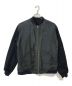 中古・古着 URU (ウル) リバーシブルブルゾン ネイビー サイズ:2：4000円