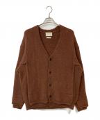 YOKEヨーク）の古着「CONNECTING CARDIGAN(コネクティングカーディガン)」｜ブラウン