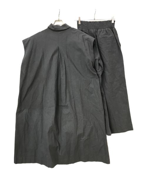 ALEXIA STAM（アリシアスタン）ALEXIA STAM (アリシアスタン) カフタンドレス&ワイドパンツセット グレー サイズ:Fの古着・服飾アイテム