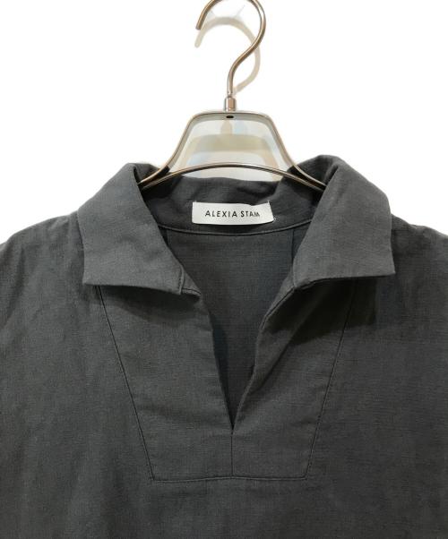 ALEXIA STAM（アリシアスタン）ALEXIA STAM (アリシアスタン) カフタンドレス&ワイドパンツセット グレー サイズ:Fの古着・服飾アイテム