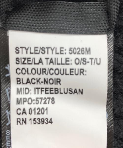 CANADA GOOSE（カナダグース）CANADA GOOSE (カナダグース) Rib Toque ニット帽 ブラック サイズ:Sの古着・服飾アイテム