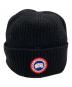 CANADA GOOSE（カナダグース）の古着「Rib Toque ニット帽」｜ブラック
