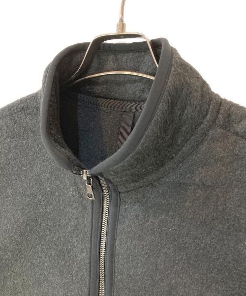 BLURHMS（ブラームス）blurhms (ブラームス) Pe/Silk Fleece ZIP Jacket(ポリエステル/シルクフリースジップジャケット) HeatherBlack サイズ:4の古着・服飾アイテム