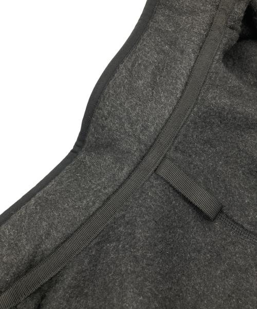BLURHMS（ブラームス）blurhms (ブラームス) Pe/Silk Fleece ZIP Jacket(ポリエステル/シルクフリースジップジャケット) HeatherBlack サイズ:4の古着・服飾アイテム
