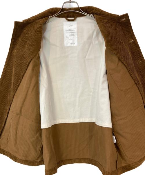 H.UNIT（エイチユニット）H.UNIT (エイチユニット) CORDUROY WORK JACKET(コーデュロイワークジャケット) ブラウン サイズ:3の古着・服飾アイテム