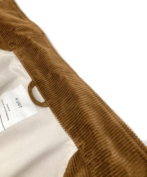 H.UNIT（エイチユニット）H.UNIT (エイチユニット) CORDUROY WORK JACKET(コーデュロイワークジャケット) ブラウン サイズ:3の古着・服飾アイテム