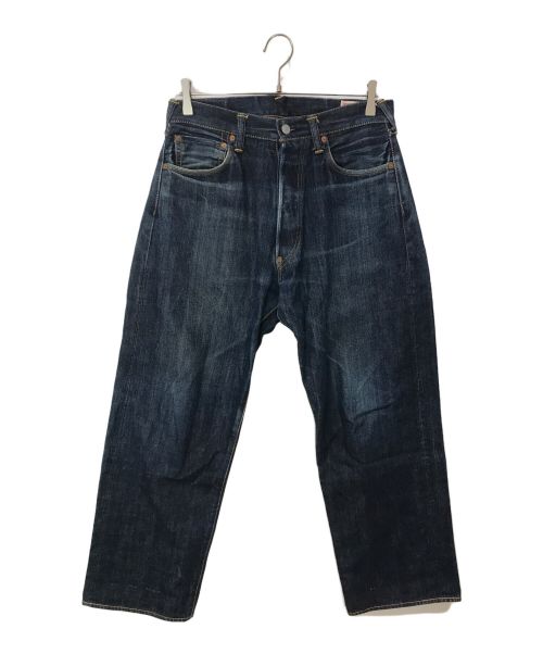 EVISU（エヴィス）EVISU (エビス) NO.2 セルビッチ カモメ刺繍デニムパンツ インディゴ サイズ:32×35の古着・服飾アイテム