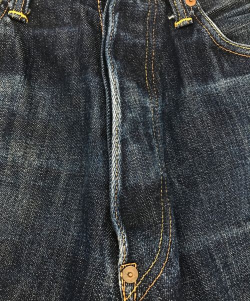 EVISU（エヴィス）EVISU (エビス) NO.2 セルビッチ カモメ刺繍デニムパンツ インディゴ サイズ:32×35の古着・服飾アイテム