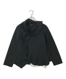 tricot COMME des GARCONS（トリココムデギャルソン）の古着「02SS アシンメトリーデザイン ジャケット」｜ブラック