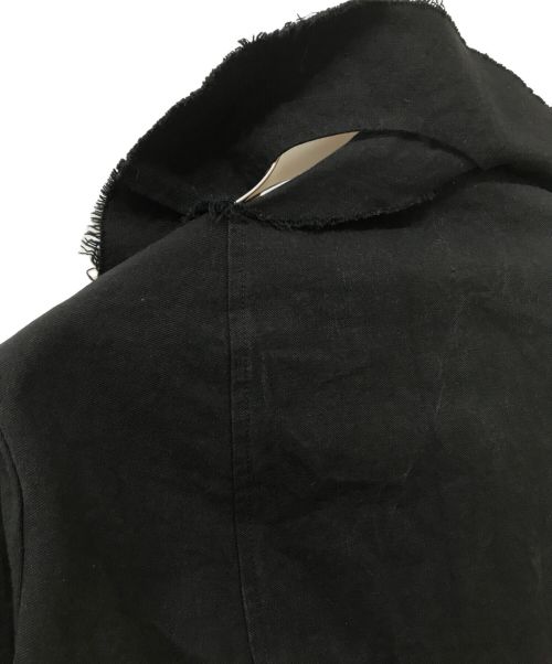 tricot COMME des GARCONS（トリココムデギャルソン）tricot COMME des GARCONS (トリココムデギャルソン) 02SS アシンメトリーデザイン ジャケット ブラック サイズ:Mの古着・服飾アイテム