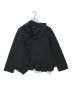 tricot COMME des GARCONS（トリココムデギャルソン）の古着「02SS アシンメトリーデザイン ジャケット」｜ブラック