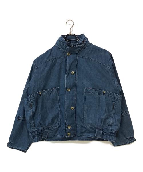 THE CORONA UTILITY（コロナユーティリティ）THE CORONA UTILITY (コロナユーティリティ) TREK TRAVELER SHORT ジャケット Blue Denim w/ Special Bio Wash サイズ:XLの古着・服飾アイテム