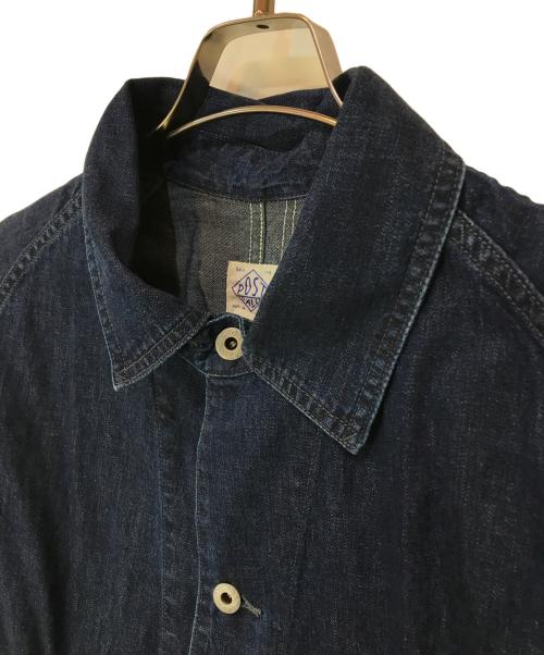 POST O'ALLS（ポストオーバーオールズ）POST O'ALLS (ポストオーバーオールズ) POST 43 : 8 oz. vintage denim indigo カバーオール deep washed サイズ:XLの古着・服飾アイテム