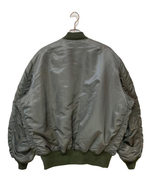 ALPHA INDUSTRIES（アルファインダストリーズ）ALPHA INDUSTRIES (アルファインダストリーズ) WAIPER別注 MA-1 フライトジャケット JAPAN FIT オリーブ サイズ:4Lの古着・服飾アイテム