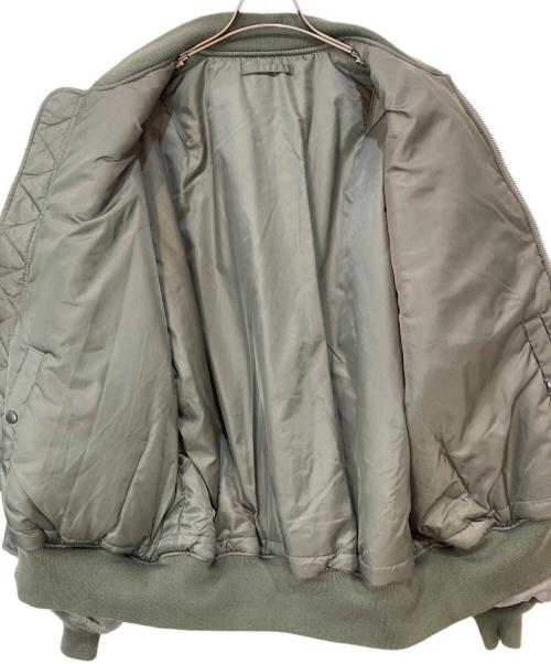 ALPHA INDUSTRIES（アルファインダストリーズ）ALPHA INDUSTRIES (アルファインダストリーズ) WAIPER別注 MA-1 フライトジャケット JAPAN FIT オリーブ サイズ:4Lの古着・服飾アイテム