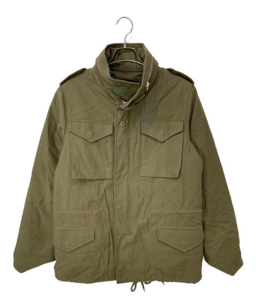 HOUSTON（ヒューストン）HOUSTON (ヒューストン) M-65 JACKET with LINER カーキ サイズ:REGULAR SMALLの古着・服飾アイテム