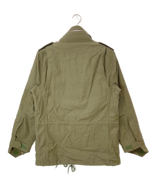 HOUSTON（ヒューストン）HOUSTON (ヒューストン) M-65 JACKET with LINER カーキ サイズ:REGULAR SMALLの古着・服飾アイテム