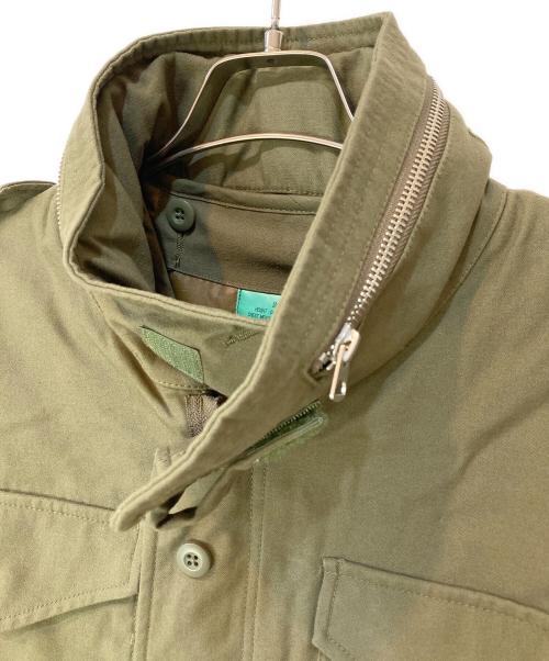 HOUSTON（ヒューストン）HOUSTON (ヒューストン) M-65 JACKET with LINER カーキ サイズ:REGULAR SMALLの古着・服飾アイテム