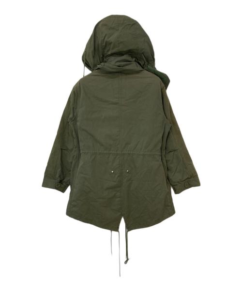 HOUSTON（ヒューストン）HOUSTON (ヒューストン) M-65 モッズコート カーキ サイズ:XX-SMALLの古着・服飾アイテム