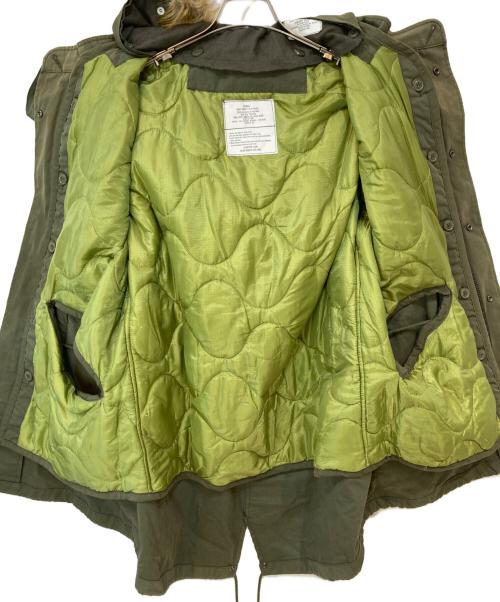 HOUSTON（ヒューストン）HOUSTON (ヒューストン) M-65 モッズコート カーキ サイズ:XX-SMALLの古着・服飾アイテム