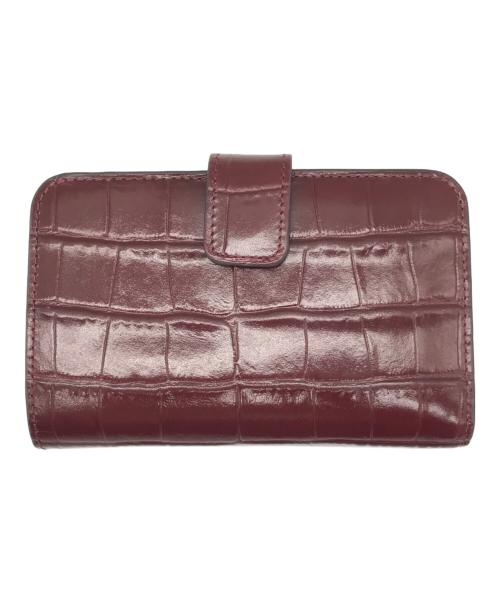 FURLA（フルラ）FURLA (フルラ) BABYLON M ZIP AROUND ワインレッド サイズ:-の古着・服飾アイテム