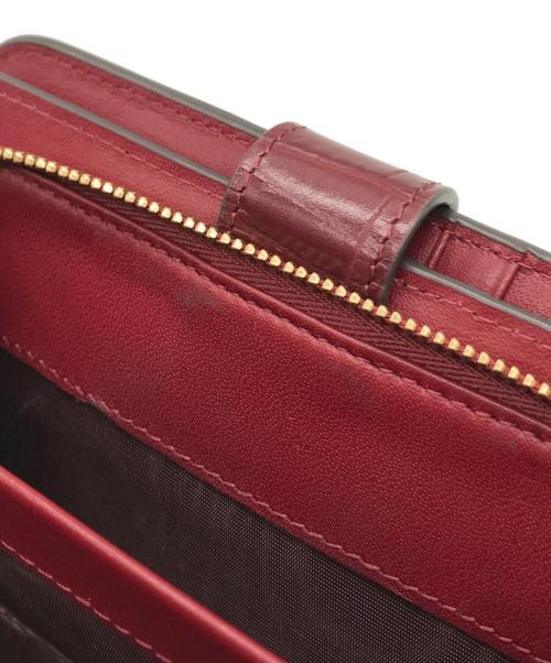 FURLA（フルラ）FURLA (フルラ) BABYLON M ZIP AROUND ワインレッド サイズ:-の古着・服飾アイテム
