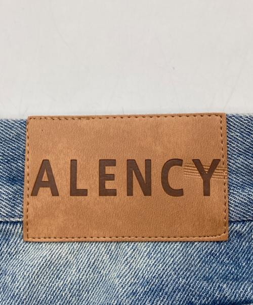 ALENCY（アレンシー）ALENCY (アレンシー) ダメージ加工ワイドデニムパンツ インディゴ サイズ:Sの古着・服飾アイテム