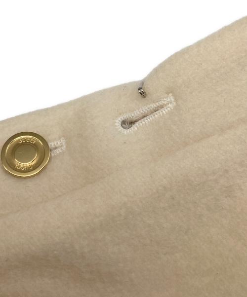 GUCCI（グッチ）GUCCI (グッチ) カシミヤウールコート アイボリー サイズ:44の古着・服飾アイテム