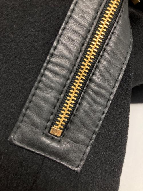 GUCCI（グッチ）GUCCI (グッチ) カシミヤ混ジップアップコート ブラック サイズ:42の古着・服飾アイテム