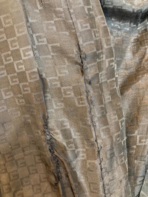 GUCCI（グッチ）GUCCI (グッチ) カシミヤ混ジップアップコート ブラック サイズ:42の古着・服飾アイテム