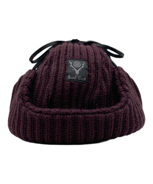 South2 West8（サウスツー ウエストエイト）south2 west8 (サウスツー ウエストエイト) Bomber Cap - W/A Knit(ボンバーキャップ-W/Aニット) ブラック サイズ:-の古着・服飾アイテム