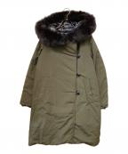 DUVETICAデュベティカ）の古着「FIONNGUALA/フィオングアラダウンコート」｜カーキ