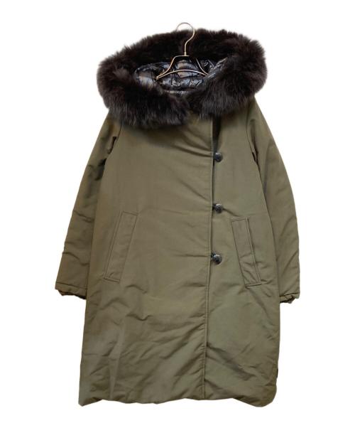 DUVETICA（デュベティカ）DUVETICA (デュベティカ) FIONNGUALA/フィオングアラダウンコート カーキ サイズ:40の古着・服飾アイテム