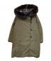 DUVETICA（デュベティカ）の古着「FIONNGUALA/フィオングアラダウンコート」｜カーキ