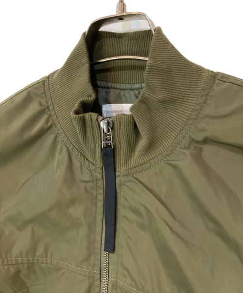 BEARDSLEY（ビアズリー）BEARDSLEY (ビアズリー) フレアMA-1ブルゾン カーキ サイズ:Fの古着・服飾アイテム