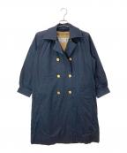 Yves Saint Laurentイヴサンローラン）の古着「ライナー付 金ボタントレンチコート」｜ネイビー