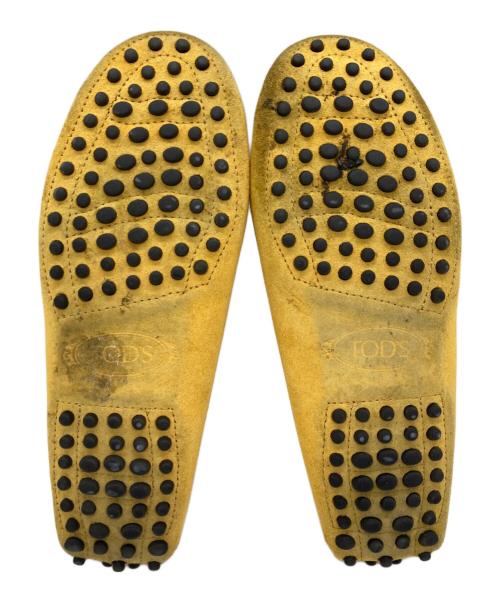 TOD'S（トッズ）TOD'S (トッズ) ゴンミーニ スエードドライビングシューズ イエロー サイズ:36の古着・服飾アイテム