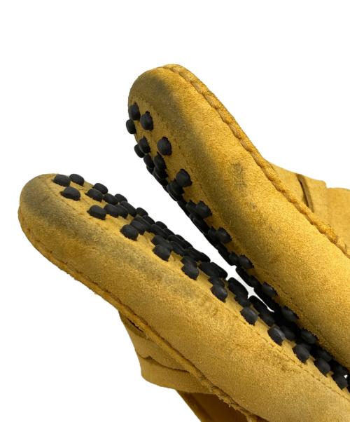 TOD'S（トッズ）TOD'S (トッズ) ゴンミーニ スエードドライビングシューズ イエロー サイズ:36の古着・服飾アイテム