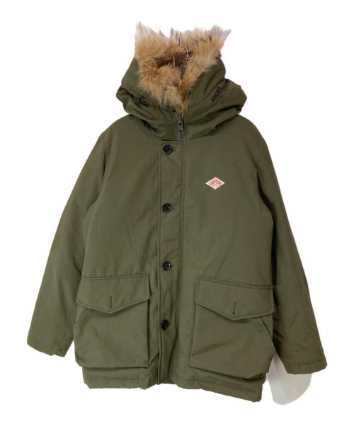 DANTON（ダントン）DANTON (ダントン)  FUR DOWN メンズファーダウン オリーブ サイズ:40の古着・服飾アイテム