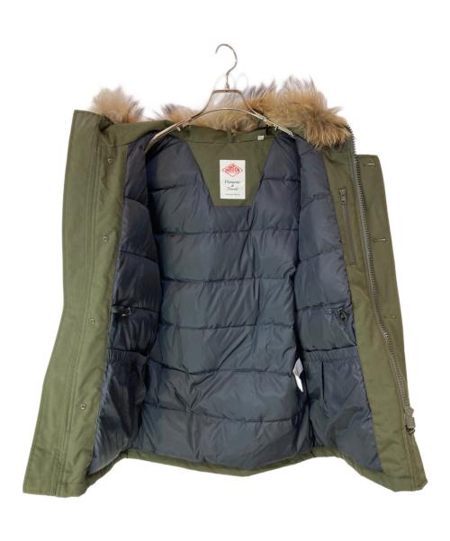 DANTON（ダントン）DANTON (ダントン)  FUR DOWN メンズファーダウン オリーブ サイズ:40の古着・服飾アイテム