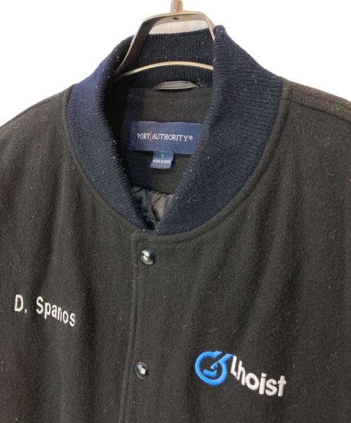 PORT AUTHORITY（ポートオーソリティ）PORT AUTHORITY (ポートオーソリティ) スタジャン ブラック サイズ:Lの古着・服飾アイテム