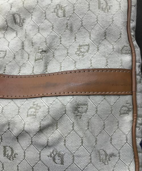 Christian Dior（クリスチャン ディオール）Christian Dior (クリスチャン ディオール) ハニカム柄 ボストンバッグ ベージュの古着・服飾アイテム