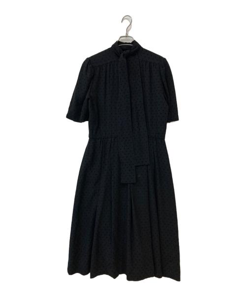 GIVENCHY HI FORMAL（ジバンシー ハイ フォーマル）GIVENCHY HI FORMAL (ジバンシー ハイ フォーマル) 半袖ワンピース ブラック サイズ:12の古着・服飾アイテム