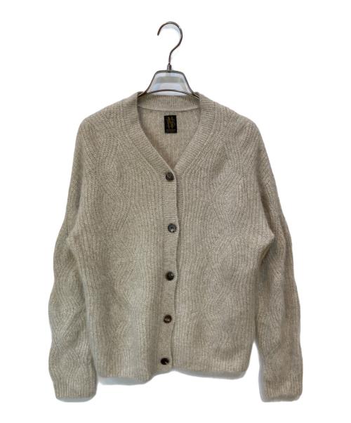 BATONER（バトナ―）BATONER (バトナ―) FOX-WOOL CARDIGAN ベージュ サイズ:2の古着・服飾アイテム
