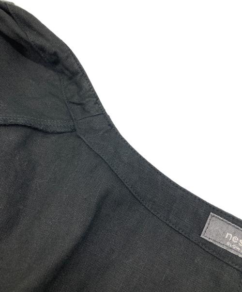 nest Robe（ネストローブ）nest Robe (ネストローブ) ノーカラービッグシルエットベスト ブラック サイズ:Fの古着・服飾アイテム