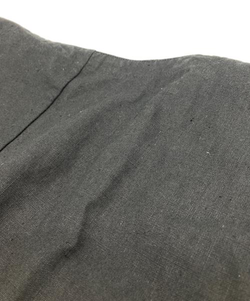 nest Robe（ネストローブ）nest Robe (ネストローブ) ノーカラービッグシルエットベスト ブラック サイズ:Fの古着・服飾アイテム