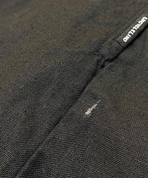 nest Robe（ネストローブ）nest Robe (ネストローブ) ノーカラービッグシルエットベスト ブラック サイズ:Fの古着・服飾アイテム