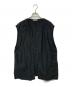 nest Robe（ネストローブ）の古着「ノーカラービッグシルエットベスト」｜ブラック