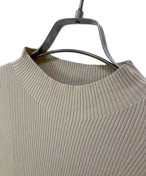 anuans（アニュアンス）anuans (アニュアンス) ドッキングニットワンピース ベージュ×ブラック サイズ:Mの古着・服飾アイテム