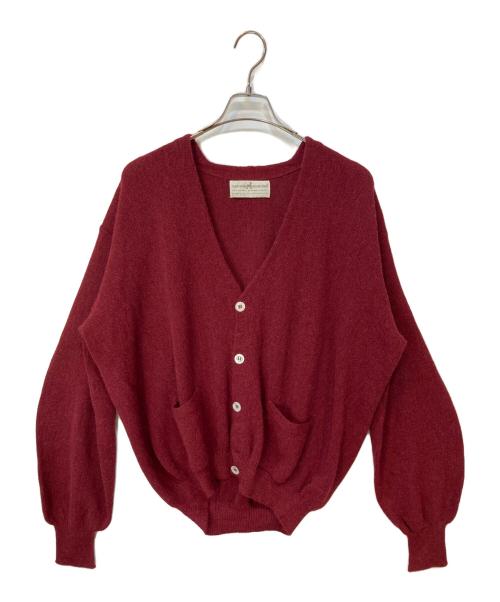 peruvian connection（ペルビアンコネクション）peruvian connection (ペルビアンコネクション) 80s アルパカカーディガン レッド サイズ:Lの古着・服飾アイテム